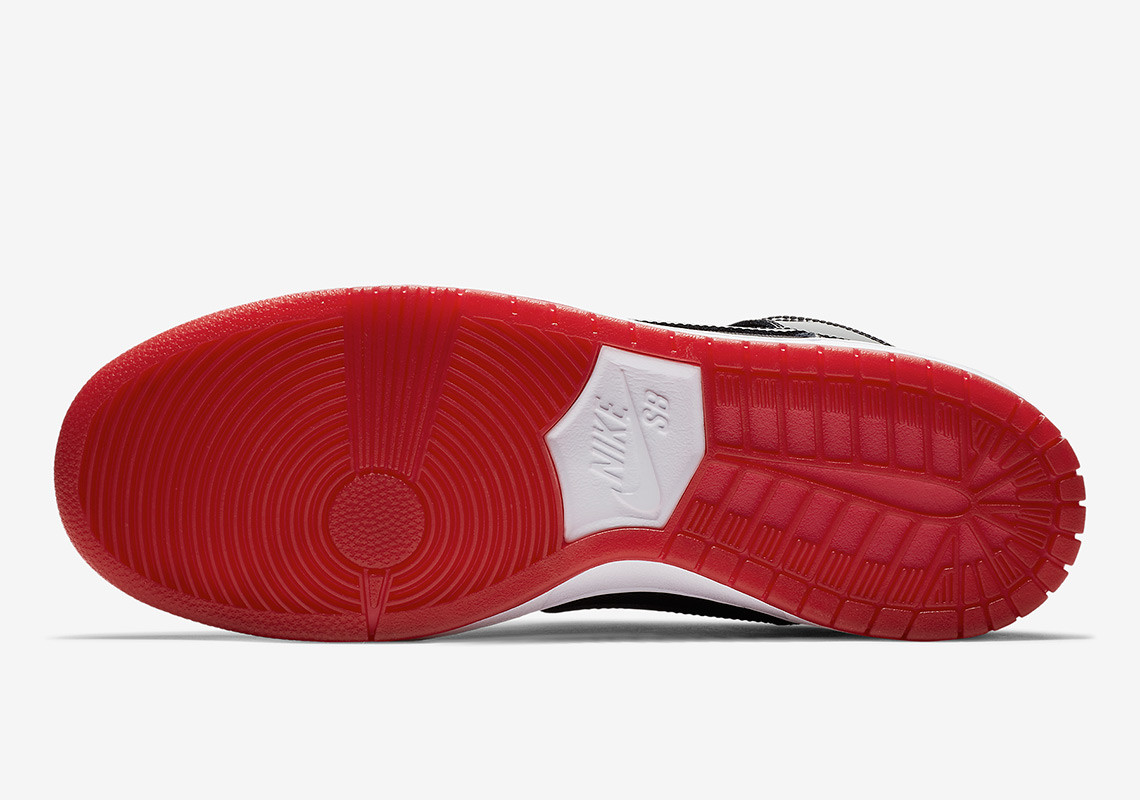 Nike Sb Dunk Hi Mượn Ý Tưởng Của Air Jordan 11 “Bred” | #Hnbmg